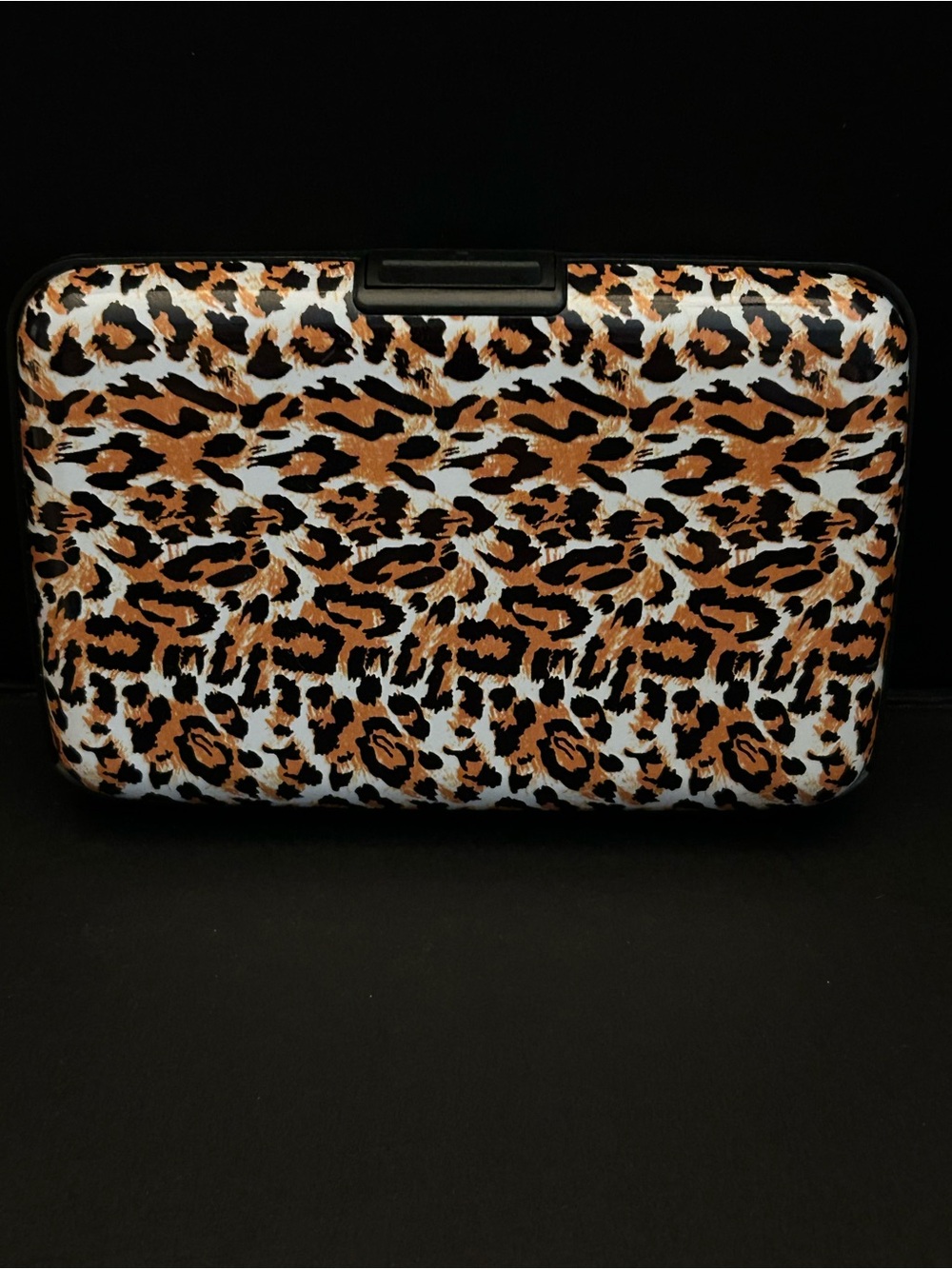 Animal Print Hard Shell Card Caddy Case Clutch - Bold Animal Print Patterns NWT